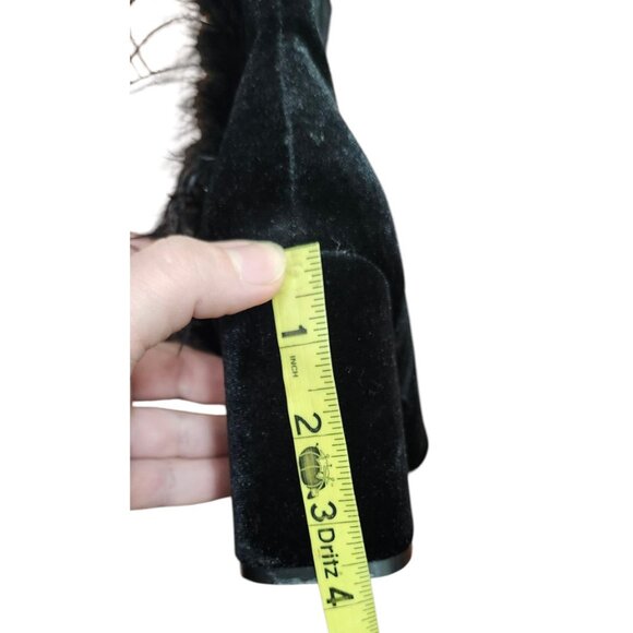 Olivia Miller Black Feather Bushwick Ankle Boots Size 7 - Picture 10 of 13